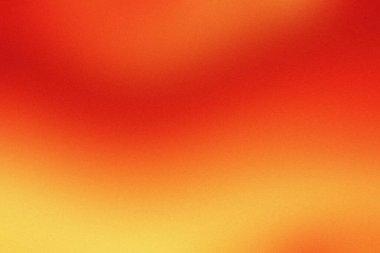 Ateşli kırmızıdan parlak sarıya, sıcaklığa ve enerjiye dönüşen, davetkar ve canlı bir görsel deneyim yaratmak için mükemmel dokulu bir gradyanı olan rahatlatıcı soyut bir arka plan..