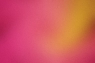 Büyüleyici soyut bir arka plan, pürüzsüz, dokulu bir gradyan karışımı canlı pembeden güneşli sarıya, sıcak, neşeli ve enerjik bir görsel cazibe yaratır..