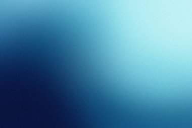 Pürüzsüz, dokulu bir gradyanı olan soyut bir arkaplan derin deniz mavisinden parlak, havadar bir gökyüzüne doğru akar, sakinlik, sükunet ve ferahlatıcı bir serinlik hissi uyandırır..