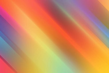 Çapraz bulanık çizgileri olan soyut bir kompozisyon canlı bir renk paletinde, hız, enerji ve geleceksel estetik hissi uyandırıyor..