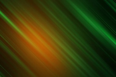 Çarpıcı soyut bir kompozisyon. Çapraz çizgiler parlak turuncudan zengin yeşile kayıyor. Değişimi ve dinamik görsel ilgiyi simgeliyor..