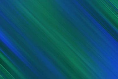 Çapraz hareket bulanıklığına sahip serin tonlu soyut bir arkaplan, koyu mavi ve canlı yeşili harmanlayarak sakin, akışkan bir hareket ve derinlik hissi yaratıyor..