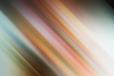 Yumuşak pastel soyut köşegen ışık çizgileri hareket bulanıklığı etkisi ile tasarım ve dijital sanat için nazik ve renkli bir arkaplan sağlar.