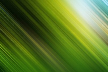 Çapraz yeşil ve sarı çizgileri olan canlı bir soyut zemin hareket bulanıklığı, tazeliği, doğayı, büyümeyi ve canlılığı sembolize eder..