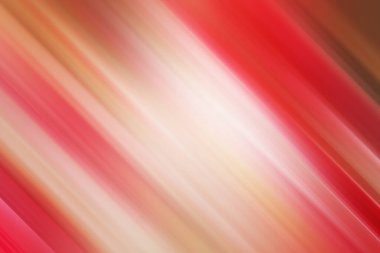 Kırmızı, beyaz ve altın tonlarında bulanık köşegen çizgilerin yer aldığı soyut bir kompozisyon, hız ve enerji hissini iletir..