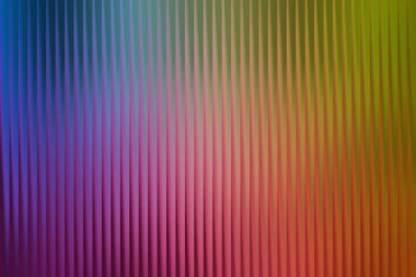 Çok yönlü ve sanatsal bir arka plan. Dikey pileler, koyu maviden canlı yeşile, oradan da ılık turuncuya dönüşerek derinlik yaratıyor..