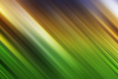 Yeşil, sarı ve kahverengi köşegen ışığın soyut bir bileşimi, dinamik bir görsel akışa sahip doğa, büyüme ve organik enerji temaları çağrıştırır..