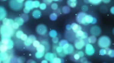 Soyut Mavi Taşıyıcı Bokeh Parıltılı Işıklar Arkaplanı