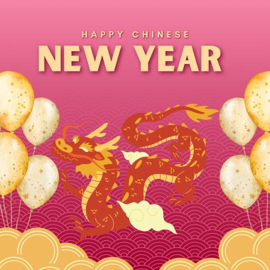 Geleneksel Çin Yeni Yıl Instagram Şablonu