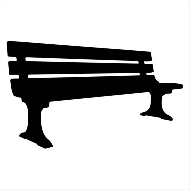 Bahçe Benç Vektörü Siyah İzole Siluet Simgesi