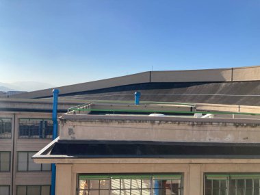 Torino: 21 Eylül 2022 La pista del Lingotto. Torino 'daki eski Fiat fabrikasının tepesindeki ünlü çatı pisti.. 