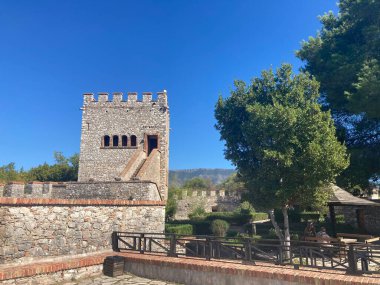 Arnavutluk: 8 Ekim 2022: Butrint manzarası. Arnavutluk 'taki harabe Roma kenti