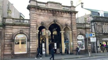 Inverness, İskoçya şehir merkezindeki merkez pazara bakın. İskoçya 'ya açılan kapı.