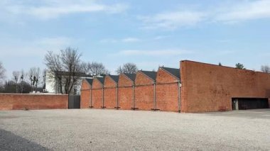 Radogoszcz Şehitlik Şube Müzesi. Fabrika ve İkinci Dünya Savaşı işkence hapishanesi, Polonya. 2. Dünya Savaşı tarihi konumu