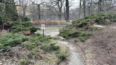 Lodz, Polonya 'da Helenw Park' ı. Bu Polonya kasabasında mimarlık, binalar ve dükkanlar