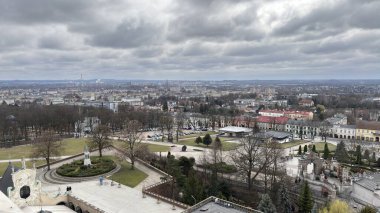 Jasna Gora Katedrali Kara Meryem Ana, Polonya Kraliçesi. Polonya 'nın Çek Cumhuriyeti. Meşhur dini hacılar için turistik bir yer.