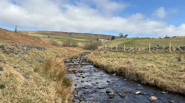 Perthshire 'ın İskoç Highlands' ı açık tepeler manzara dağları güzel İskoçya açıklarında yürüyor parlak yaz mevsimleri Munro