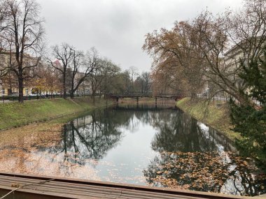 Wrocaw. Polonya 'nın Wroclaw şehrinin şehir manzarası. Polonya, ünlü sokak binaları yerleştirdi