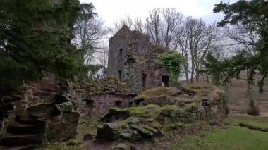 Loch Tay ve Perthshire, Scotlandlake, dağ ve miras alanlarının manzarası seyahat, doğa ve kültürel video projeleri için idealdir.