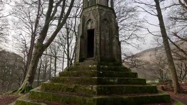 Loch Tay ve Perthshire, Scotlandlake, dağ ve miras alanlarının manzarası seyahat, doğa ve kültürel video projeleri için idealdir.