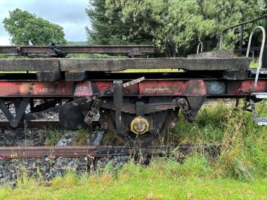 Keith ve Dufftown 'ın İskoçya' daki miras demiryolu. Eski trenler, manzaralı raylar ve kırsal cazibe seyahat, tarih ve ulaşım temaları için idealdir