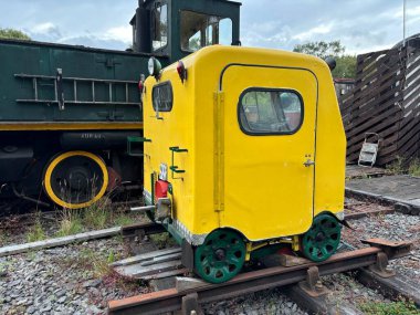 Keith ve Dufftown 'ın İskoçya' daki miras demiryolu. Eski trenler, manzaralı raylar ve kırsal cazibe seyahat, tarih ve ulaşım temaları için idealdir