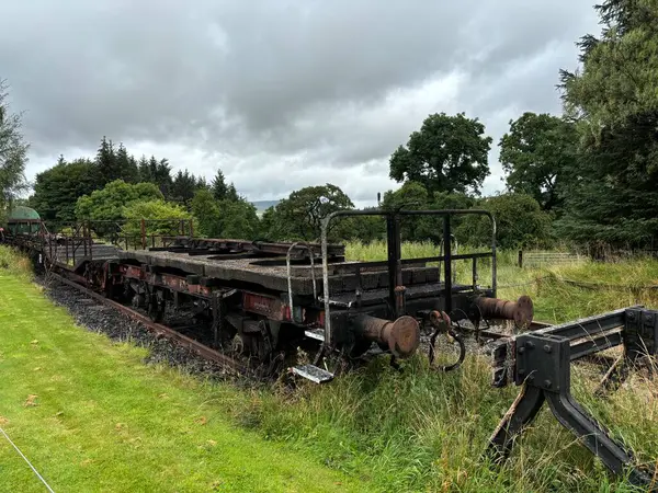 Keith ve Dufftown 'ın İskoçya' daki miras demiryolu. Eski trenler, manzaralı raylar ve kırsal cazibe seyahat, tarih ve ulaşım temaları için idealdir