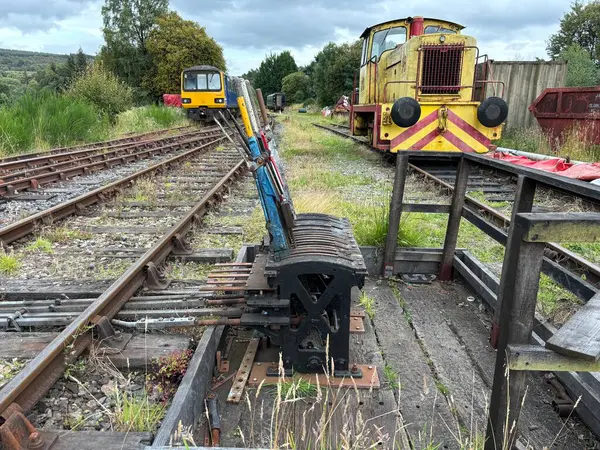 Keith ve Dufftown 'ın İskoçya' daki miras demiryolu. Eski trenler, manzaralı raylar ve kırsal cazibe seyahat, tarih ve ulaşım temaları için idealdir