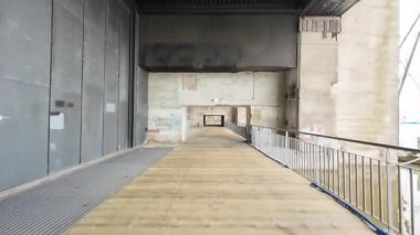 Saint-Nazaire, Fransa. Bu Fransız sahil kasabasındaki şehir manzaralı binalar ve mimari