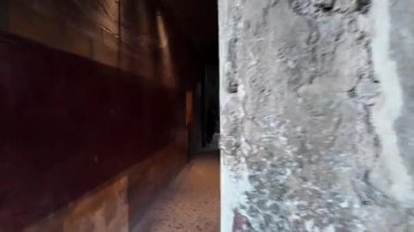 Napoli yakınlarındaki Pompei 'nin antik harabeleri, açık yaz gökyüzü altında korunmuş Roma sokaklarını, binalarını ve volkanik tarihini sergiliyordu.