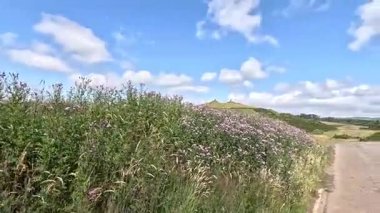 Eski St. Ninian 'ın Fife' daki açık kömür madeni hakkındaki geniş görüşler, Charles Jencks tarafından tamamlanmamış bir Fife Earth Projesine dönüştürüldü..
