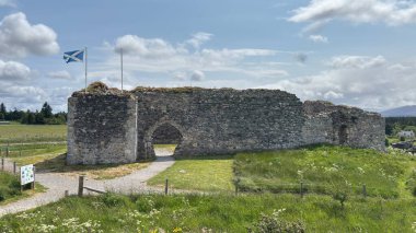 Nethy Köprüsü yakınlarındaki Roy Kalesi, Cairngorm ve Strathspey 'in panoramik manzarasını sunan bir buzul tepeciğinin tepesinde 12. yüzyıldan kalma bir avlu kalesidir..