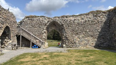 Nethy Köprüsü yakınlarındaki Roy Kalesi, Cairngorm ve Strathspey 'in panoramik manzarasını sunan bir buzul tepeciğinin tepesinde 12. yüzyıldan kalma bir avlu kalesidir..