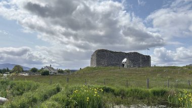 Nethy Köprüsü yakınlarındaki Roy Kalesi, Cairngorm ve Strathspey 'in panoramik manzarasını sunan bir buzul tepeciğinin tepesinde 12. yüzyıldan kalma bir avlu kalesidir..