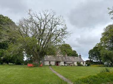The Dell of Abernethy near Nethy Bridge is a tranquil woodland retreat on the edge of ancient Caledonian pines in the Cairngorms.