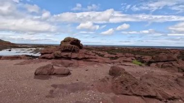 Seacliff ve Ravensheugh Kumları 'ndaki kumlu plajlı Car Rocks ve Sccoughall Kayalıkları' ndaki engebeli kıyı şeridi, İskoçya 'nın vahşi kıyılarının dramatik uçurumları ve sakin kıyılarını gözler önüne seriyor.