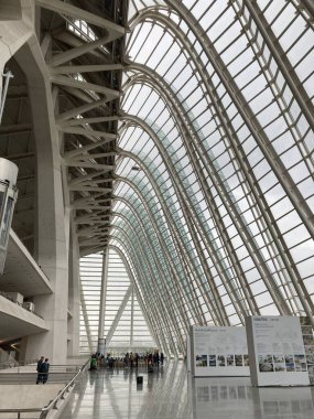 Şehir merkezi mimarisi Valencia, İspanya - modern modern modern gotik sanat modern kültür.