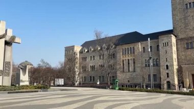 Merkez Poznan şehri, Polonya mimarisi, eski ve yeni binaların bir karışımı, açık alanlar ve aydınlık yaz koşullarında kentsel manzaralara sahiptir..