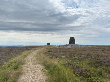 Lammermuir 'deki İkiz Hukuk Tepesi' nin zirvesini kaplayan iki büyük taş mağara, İskoç sınırlarının panoramik manzaralı tarihi bir yeri simgeliyor..