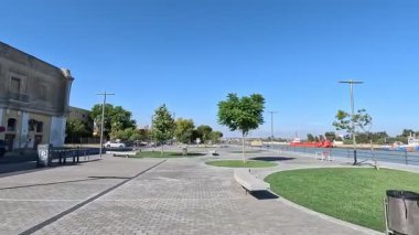 Old town centre in southern Spain showing Andalusian architecture, plazas, narrow streets, white buildings, classic facades and urban character in El Puerto de Santa Maria