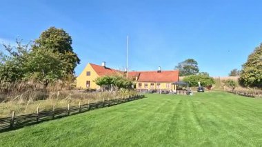 Exterior of Landskrona Citadel built 1549-1559 by Danish King Christian III in Sweden showing intact fortifications square core round towers wide moats and historical ramparts in urban coastal setting.