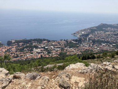 Dubrovnik Old Town buildings in Croatia