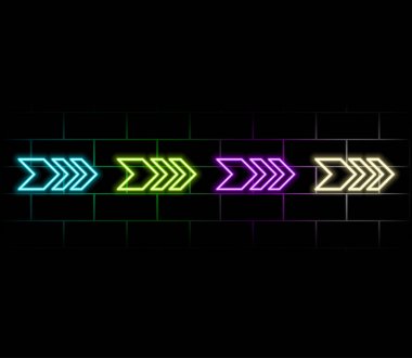 Mavi arkaplanda Arrow logosu ve şablon kaplamasının izole edilmiş gerçekçilik simgesi.