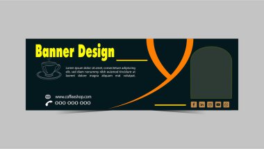 Dinamik ve modern sancak arkaplan tasarım şablonu