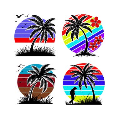 Retro klasik tişört dizayn paketi baskı ve giysi meraklıları için mükemmel..