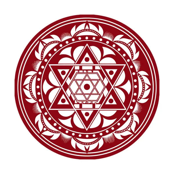 Yüzük siyah arkaplanda. Geleneksel Mandala Sanatının Tarihi Araştırılıyor