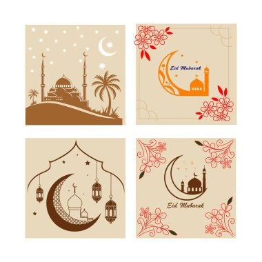 Bayram tebrikleri, poster, arkaplan ve afişler.