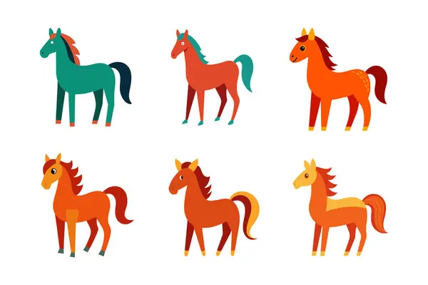  Retro Vintage At Paketi. Ebedi Binicilik Zarafeti