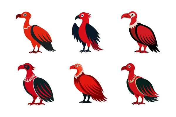  Retro Vibe Şirin Akbaba İllüstrasyon Paketi. Tuhaf tasarımlar, posterler, kıyafetler, tebrik kartları ve doğa temalı projeler için mükemmel..