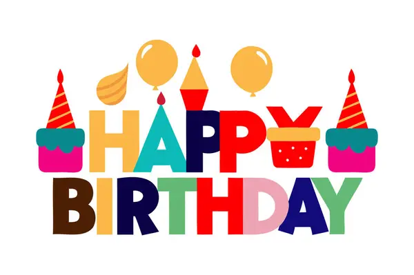 Balonlu Mutlu Yıllar Kartı.